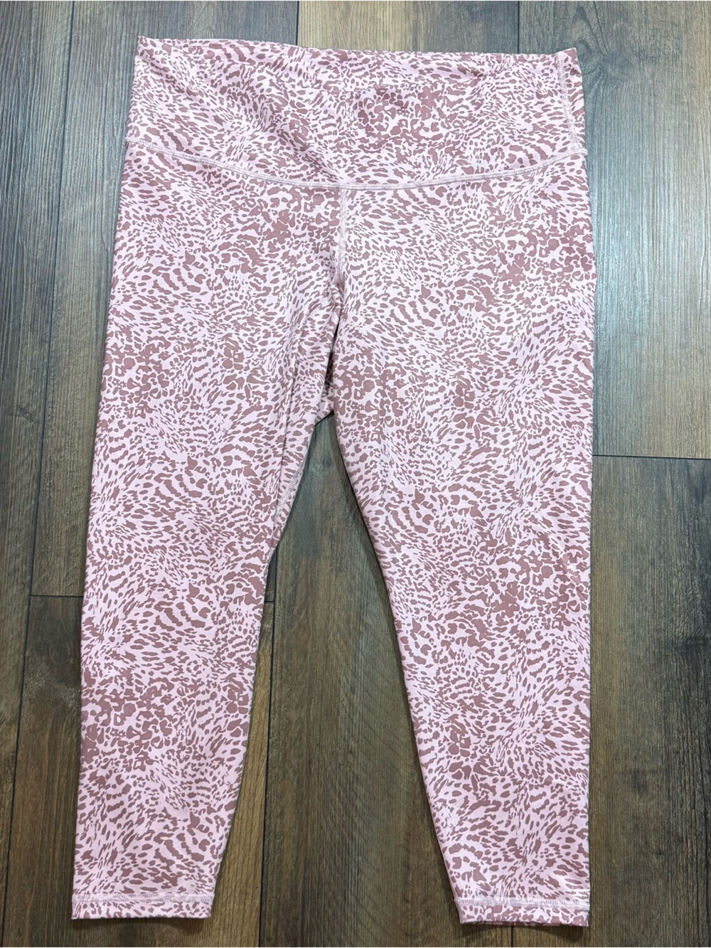 GAP Pink and Dusty Rose Animal Print Leggings